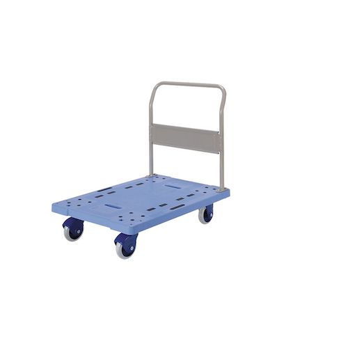 623306 金沢車輛 NP−302GS 大型 静音樹脂台車 ハンドル固定式