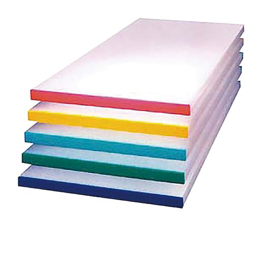 402098 アルファ α別注カラーベルトまな板 短辺片辺 緑500x270xH20