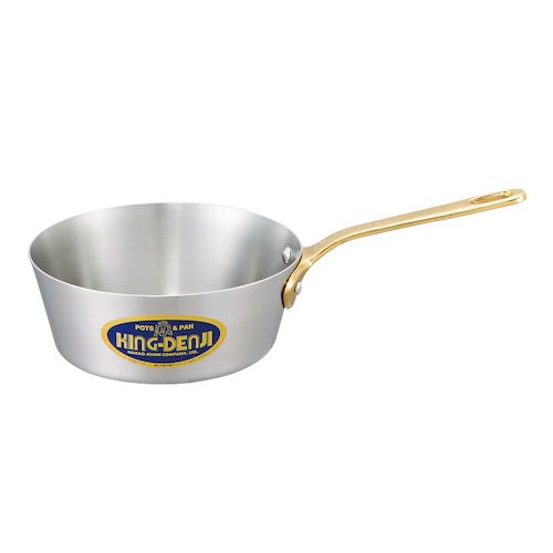 4571335092672 中尾アルミ製作所 キングデンジ テーパー付ソテーパン 27cm 4．5L nakao