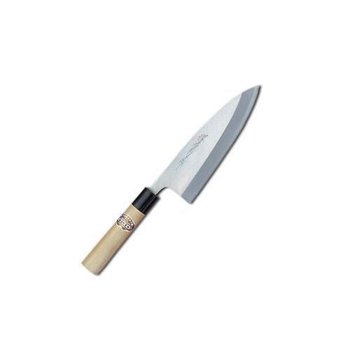 堺孝行 出刃包丁 210mm 霞研 水牛柄 日本製 和包丁 安来白三