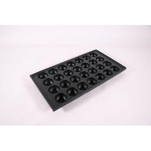 4949362868698 カンダ AKSたこ焼鉄板 28穴 φ40x深23mm 05-0293-0703 62-8237-69