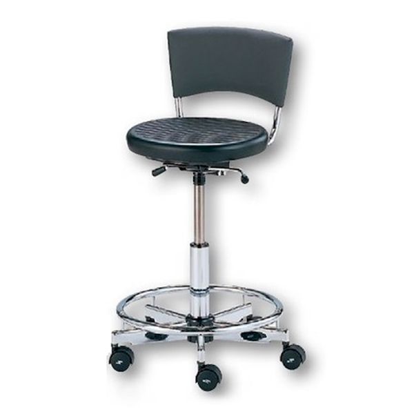 3-5331-04 研究者専用チェアー ＬＣ−６０Ｒ 背あり 3533104 リング有り 背有り 4562108470964 1脚