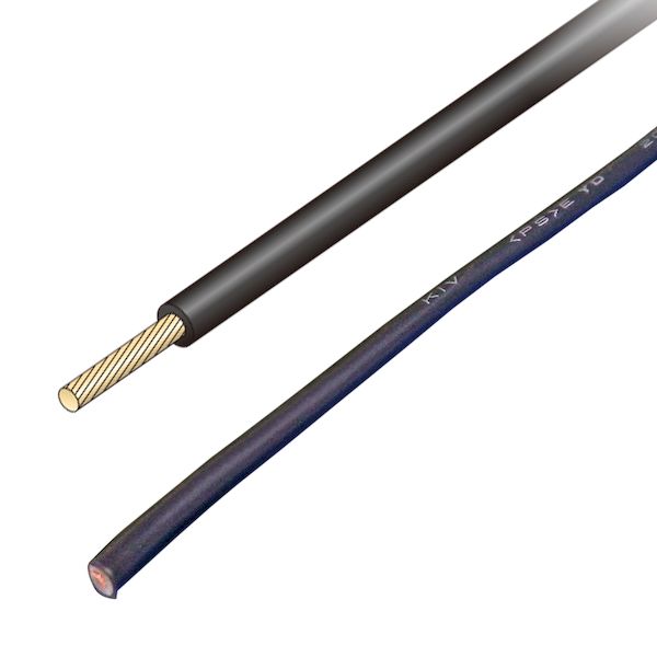 JAPPY ジャッピー KIV 5.5SQ-JP ｸﾛ 【100個入】 600V電気機器用ビニル絶縁電線 KIV