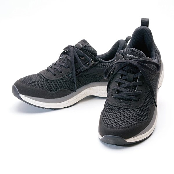 アサヒシューズ ASAHI 4963507479600 KV78493 メディカルウォークWK L031 ブラック 25.0cm