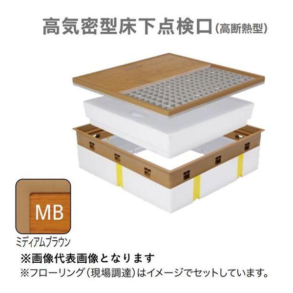 城東テクノ SPF-R60F12-BC2-MB 高気密型床下点検口 高断熱型　６００×６００　フローリング合わせタイプ　色ミディアムブラウン