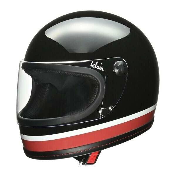 リード工業 バイクヘルメット フルフェイス Klein クライン ブラック×レッド Mサイズ (57-58cm未満) 着脱式内装 ワンタッチバックル 全排気量対応