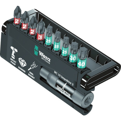 Ｗｅｒａ 057682 ８７５１／６７−９ＩＭＰＤＣ インパクト ビットチェック WERA社 tr-7693486 ヴェラ ビットチェック7