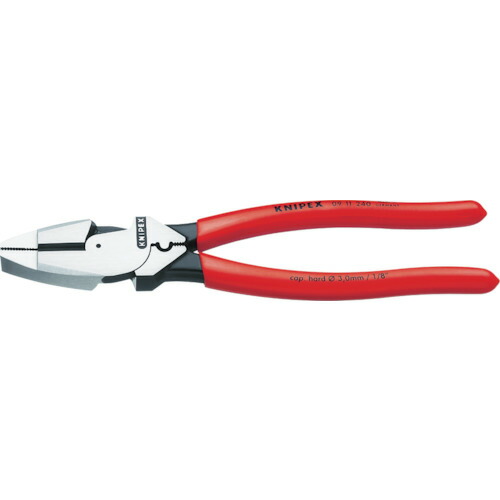 クニペックス KNIPEX 0911-240 ０９１１−２４０ 架線工事用強力ペンチ 0911240