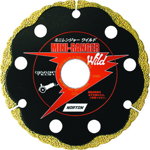 ＮＯＲＴＯＮ ［221004-71001］ ダイヤモンドカッター　ミニレンジャーワイルド１０６ｘ２．０ｘ２０ 22100471001 320-4332