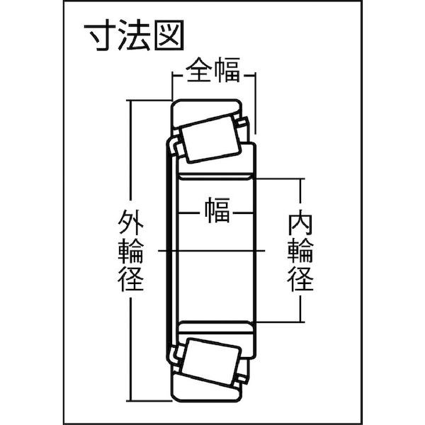 ＮＴＮ ［32322Uすいころ軸受 内輪径１１０ｍｍ 外輪径２４０ｍｍ 幅８０ｍｍ32322U1260