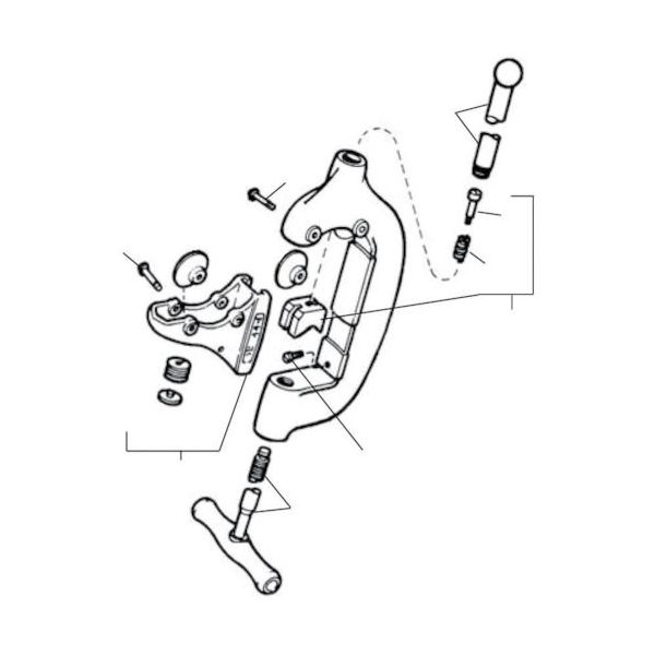 リジッド RIDGID 35030 Ｅ−１１７６ パイプハンドル Ｆ／４４−Ｓ