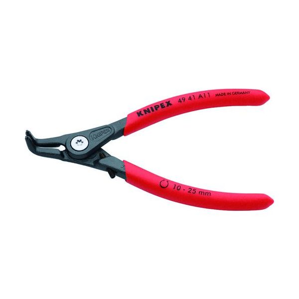 クニペックス KNIPEX 4941-A11 軸用スナップリングプライヤー 曲 4941A11の通販は 5,951円