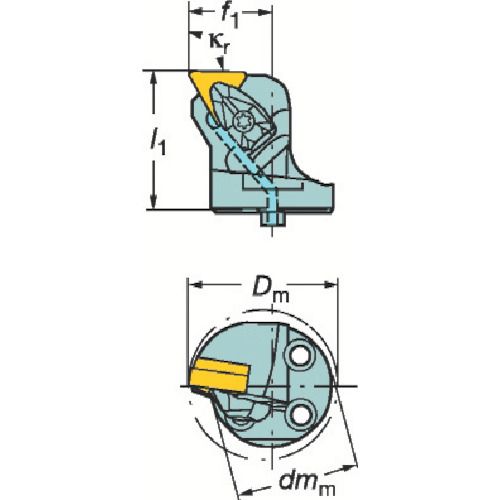 ＳＶ 570-DTFNL-32-16-L 旋削用ホルダー 570DTFNL3216L 251-5202【キャンセル不可】