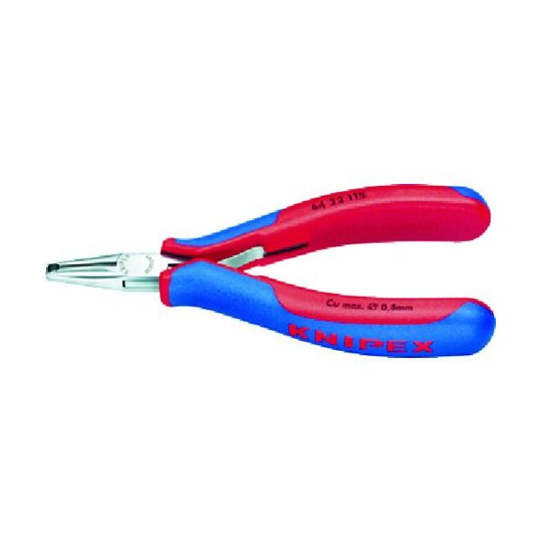 クニペックス KNIPEX 6422-115 ６４２２−１１５ エレクトロニクスエンドカッティングニッパー6422115