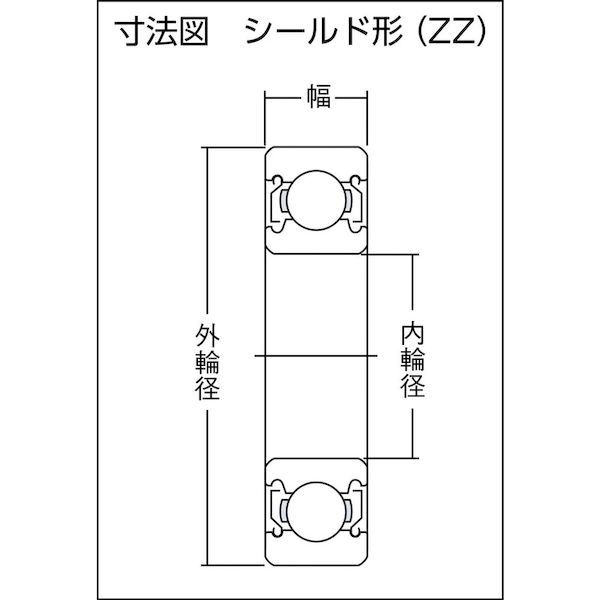 ＮＴＮ 6224ZZ/2A Ｈ 大形ベアリング 両側シールド 内径１２０ｍｍ外径２１５ｍｍ幅１８ｍｍ 6224ZZ2A1260 tr-8198186_3