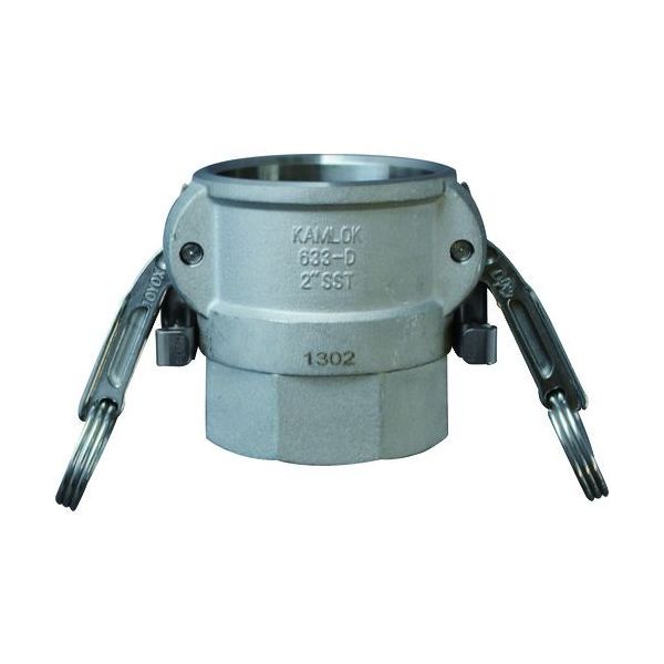 トヨックス 633-DBL 1/2 SST カムロック ツインロックタイプカプラー メネジ ステンレス ６３３−ＤＢＬ １／２インチ ＳＳＴ2インチ