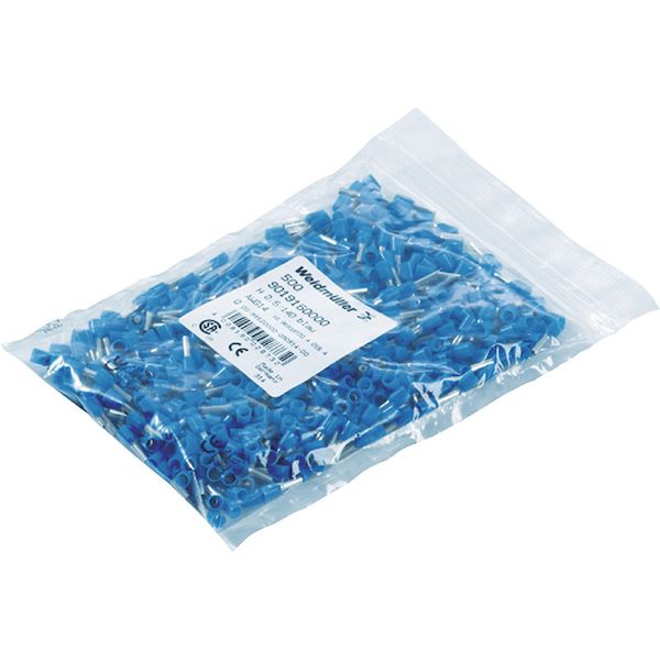 ワイドミュラー  9019180000 絶縁カバー付圧着端子　Ｈ２．５／２５Ｄ　ＢＬ　フェルール 【500個入】の通販は