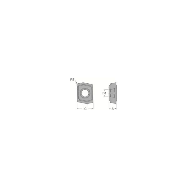 サンドビック ＳＶ 880-0102W04H-P-LM4334 【10個入】  スーパーＵドリルチップ ３６５ ４３３４8800102W04HPLM87164334_1