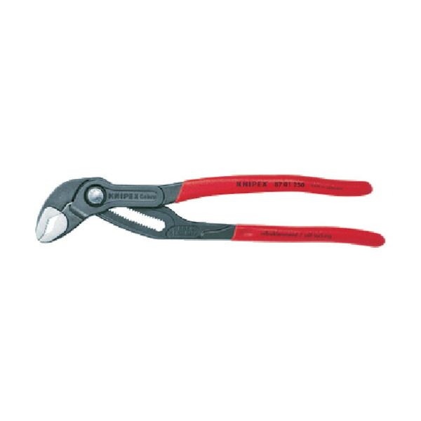 ＫＮＩＰＥＸ 8701-250 ウォーターポンププライヤー コブラ ソフトプラスチックハンドル ２５０ｍｍ 8701250