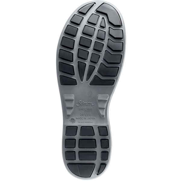 シモン Simon 8511N-23.5 シモン　安全靴　短靴　８５１１黒　２３．５ｃｍ 8511N23.5 152-4933_3