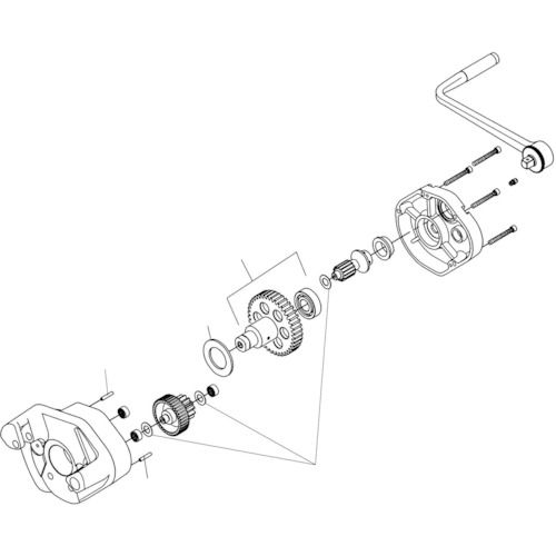 リジッド RIDGID 93787 ロールグルーバー用一部分 インターミディエイト ギアー Ｆ／９１５ RIDGE Tool tr-7884001