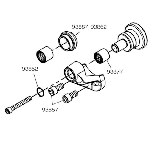 リジッド RIDGID 93887 ロールグルーバー用パーツ １００−１５０Ａ グルーブロールセット RIDGE 100-150A Tool tr-7884087