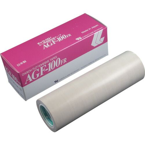 中興化成工業 AGF100FR13X200 フッ素樹脂 テフロンＰＴＦＥ製 ガラスクロス粘着テープ ＡＧＦー１００ＦＲ ０．１３ｔ×２００ｗ×１０ｍ