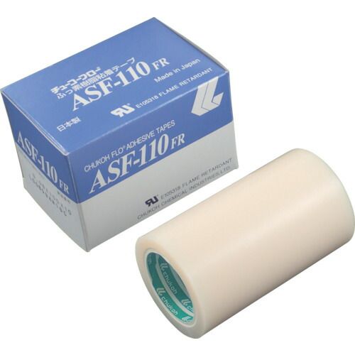 中興化成 ［ASF110-18X100］ フッ素樹脂フィルム粘着テープ ＡＳＦー１１０ＦＲ ０．１８ｔ×１００ｗ×１０ｍ ASF11018X100 449-4652
