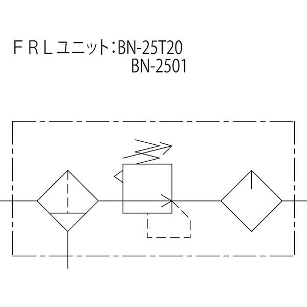 日本精器 BN-2501-20 ＦＲＬユニット ２０ＡBN250120 103-5410_3