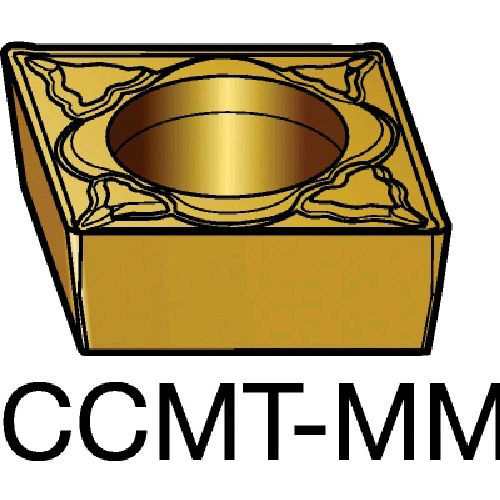 サンドビック ［CCMT09T308-MM2015］ 【10個入】コロターン１０７　旋削用ポジ・チップ　２０１５　ＣＯＡＴCCMT09T308MM87162015の通販は