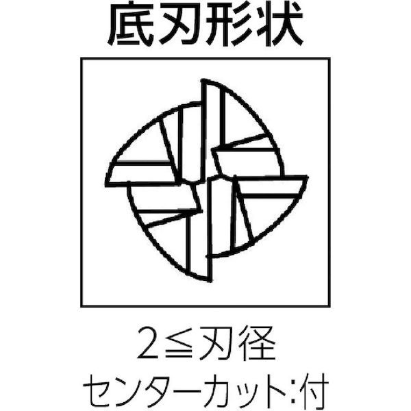 ユニオンツール CCES4115 超硬エンドミル　スクエア　φ１１．５×刃長２２ CCES-4115 341-0391