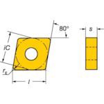 ＳＶ ［CNMX 12 04 A2-SM 1105］ 旋削用インサートＣＯＡＴ （10個入） CNMX1204A2SM1105 DIY