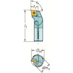 サンドビック E25TSCLCR09R 直送 代引不可・他メーカー同梱不可 コロターン１０７ ポジチップ用超硬ボーリングバイト 604-9796_1