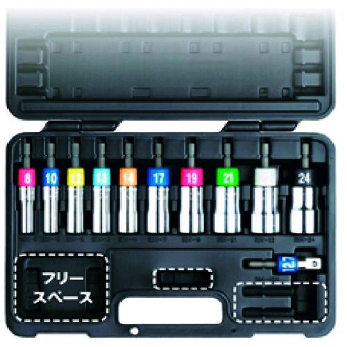 ＴＯＰ EDX-824AS 電動ドリル用アルファソケットセット EDX824AS