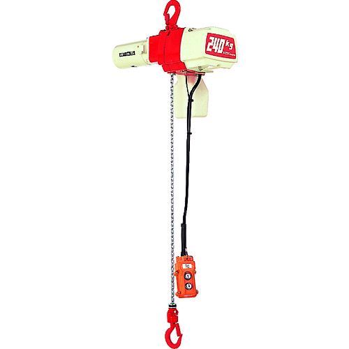 【個数：1個】KITO ED24S 直送 代引不可 電気チェーンブロック セレクト １速形 ２４０ｋｇ×３ｍ ED-24S 176-0581