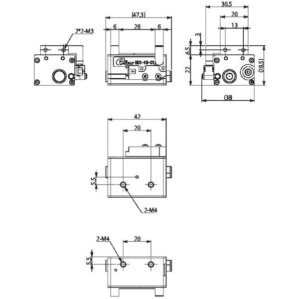 アインツ HC1-10-C1 平行チャック・複動・１０ＳＴ HC110C1_1