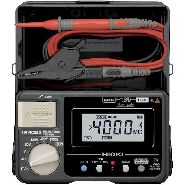 日置電機 IR405310 太陽光発電システム用絶縁抵抗計IR4053−10_1