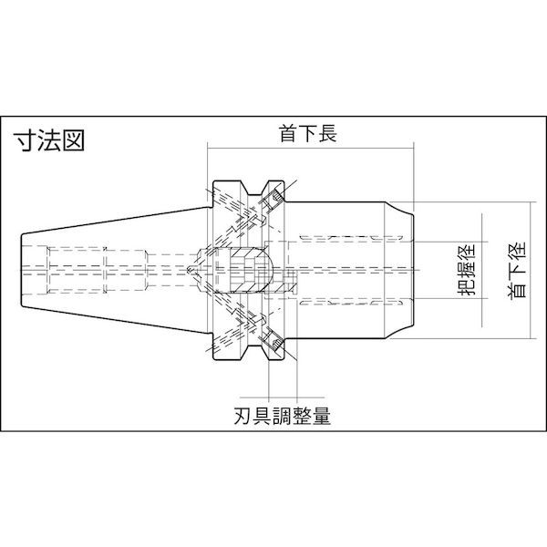 マパール HTC-JD-FC050-20-084-1-0-A ハイ・トルク・チャックＨＴＣ ＢＴ５０ ショートヘビータイプ HTCJDF_1
