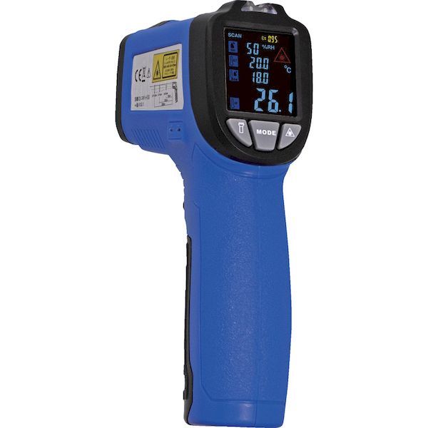 BOVT201 放射温度計＋Ｋ熱電対＋温湿度＋ＵＶライト 測定温度範囲−５０〜５５０℃_1