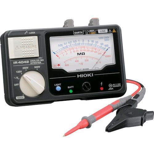 HIOKI IR4042-10 アナログ絶縁抵抗計 4レンジ IR4042−10 IR404210