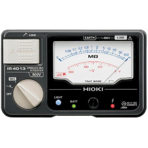 HIOKI 日置電機 IR4013-10 アナログ絶縁抵抗計 単レンジ