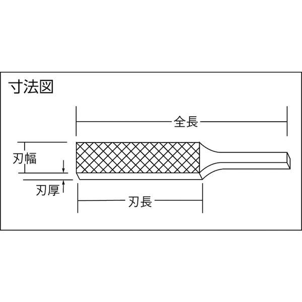 ツボサン KA00856T 細かいヤスリ ８本組 角 KA-00856T 444-3748