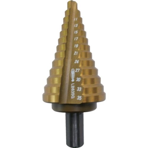 ロブテックス LOBSTER LB 635G ステージドリル Ｔｉｎコーティング １３段 軸径１０ｍｍ ６−３５ LB635G 13段 エビ コーティング Tinコ 10,769円