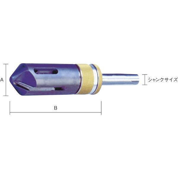 ＮＯＧＡ KP03-051 ４−４２内径用カウンターシンク９０°スリムホルダー　ＭＴ−２シャンク_1