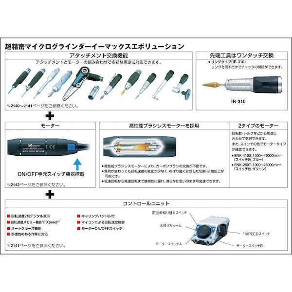 ナカニシ KC-300 ５０°アングルアタッチメント（１０１４） KC3005257 NAKANISHI アングルグラインダの通販は