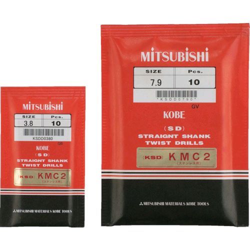 三菱Ｋ KSDD0950 【5個入】ＫＳＤ 藍緑色ステンレス鋼産業用 ストレートハイスドリル ９．５粍
