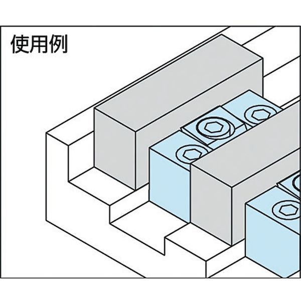 ベンリック MBSCS-M08 スロットサイドクランプ 工作機械用 全長５７．１×幅３１．２ｍｍ 取付ボルトＭ８ｍｍ MBSCSM08 302-6647 イマオの通販は