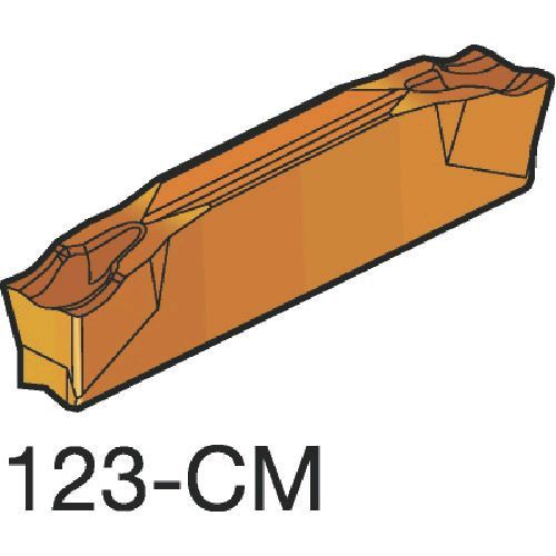 サンドビック ［N123H2-0400-0002-CM1145］ 【10個入】コロカット２　突切り・溝入れチップ　１１４５　ＣＯＡＴN123H204000002CM8716114