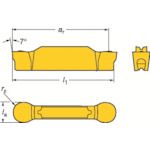 ＳＶ N123H2-0400-R0 H13A 突切り溝入れ用チップコロカット超 【10個入】 N123H20400R0H13A 608-0120