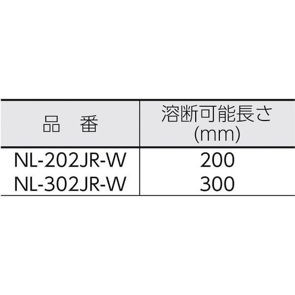 ＳＵＲＥ  NL302JRW 卓上シーラー溶断用　３００ｍｍ_1